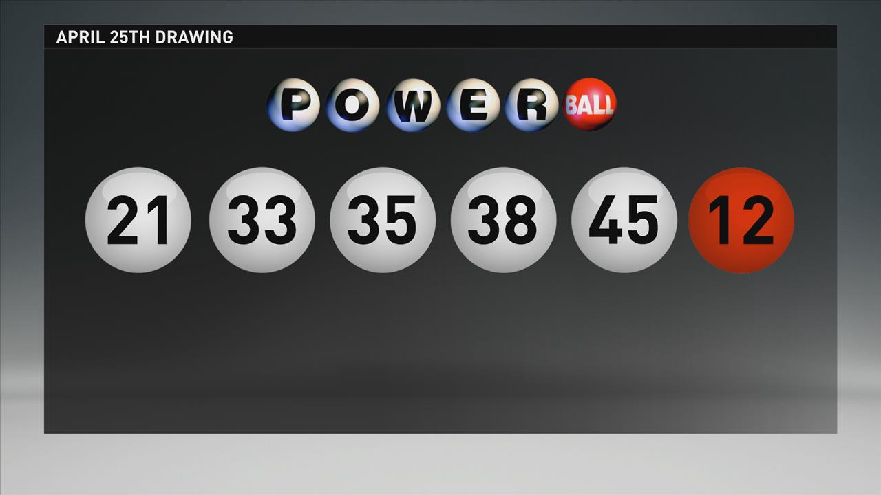 Powerball Numbers for April 25th