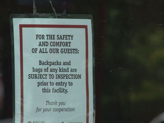 Regal Theaters May Search Bags at the Door | wltx.com