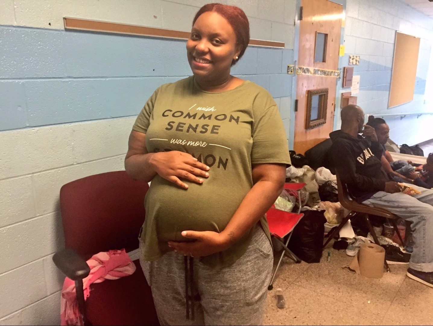 Pregnant Woman Due Any Moment Staying at Shelter