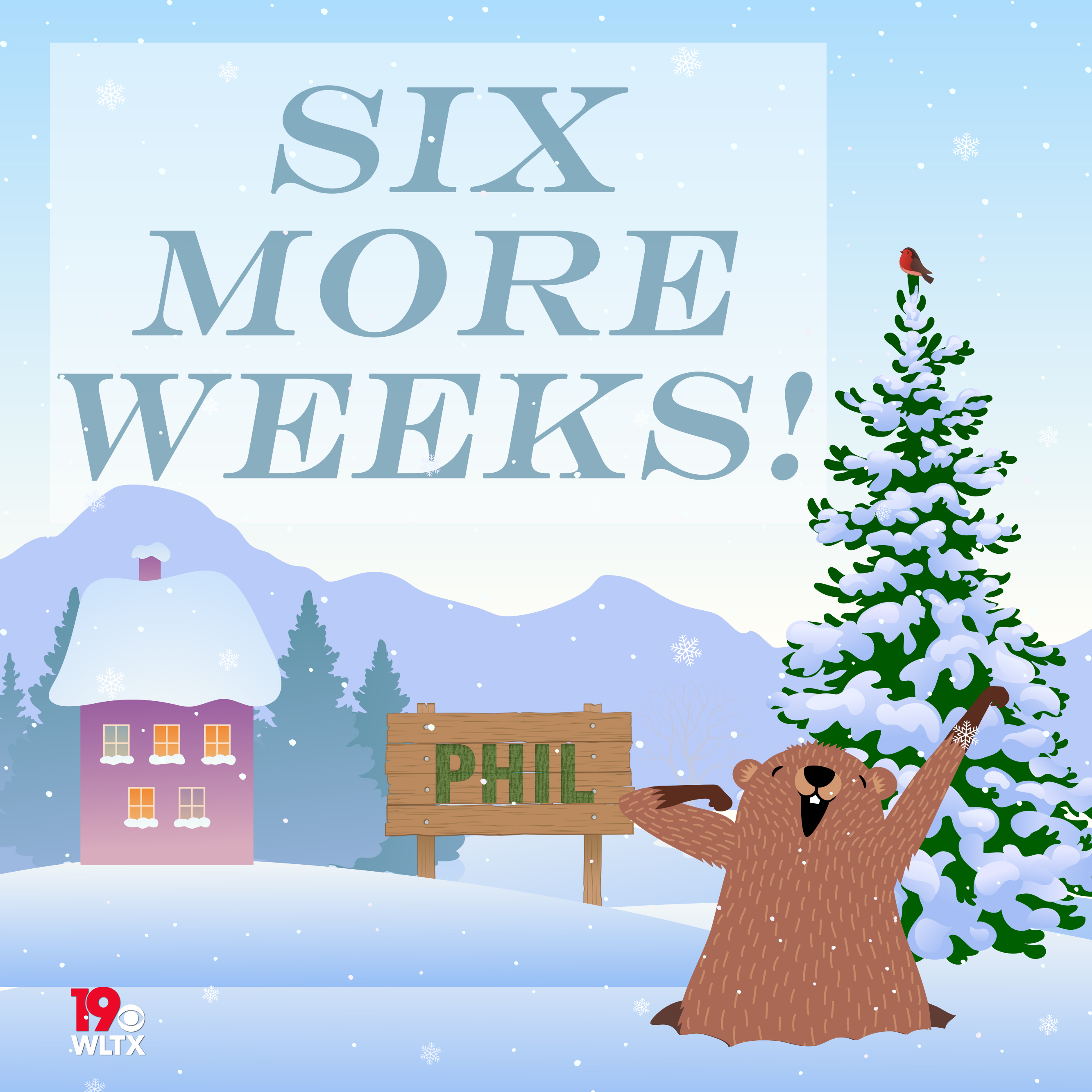 Groundhog Day Punxsutawney Phil predicts 6 more weeks of winter