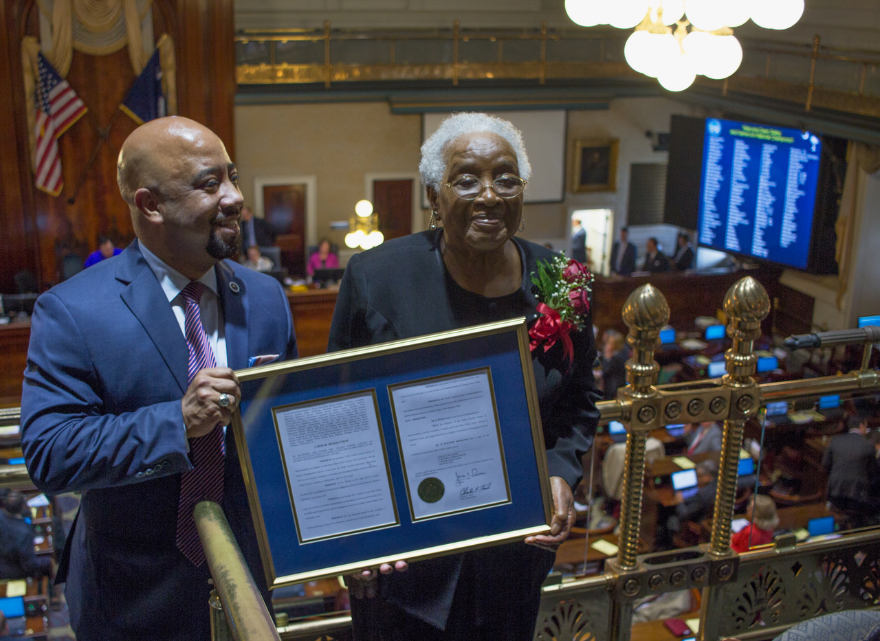 94 Year Old Retired Teacher Gets State Honor Heads For National Award