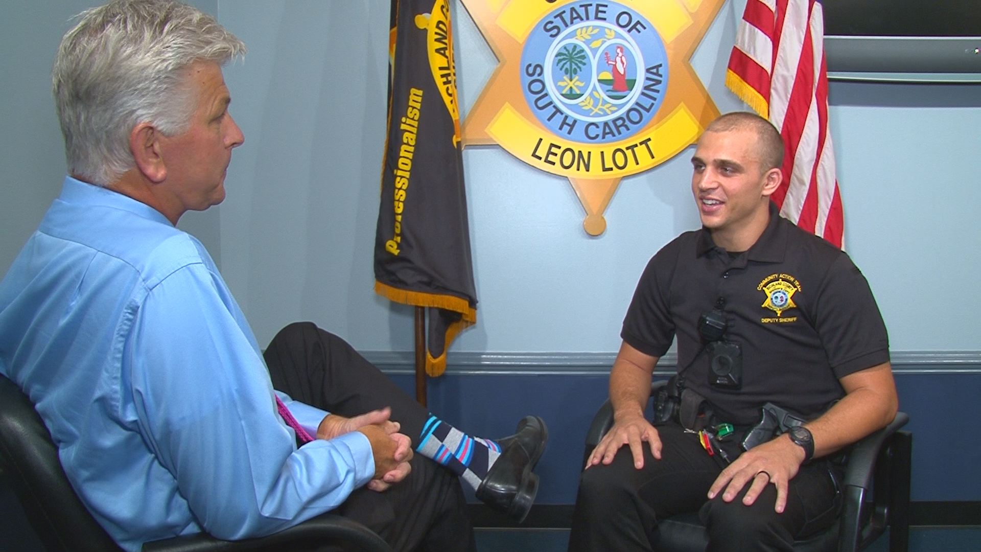 RAW VIDEO Richland County Deputy Chris Mastrianni Speaks with J.R