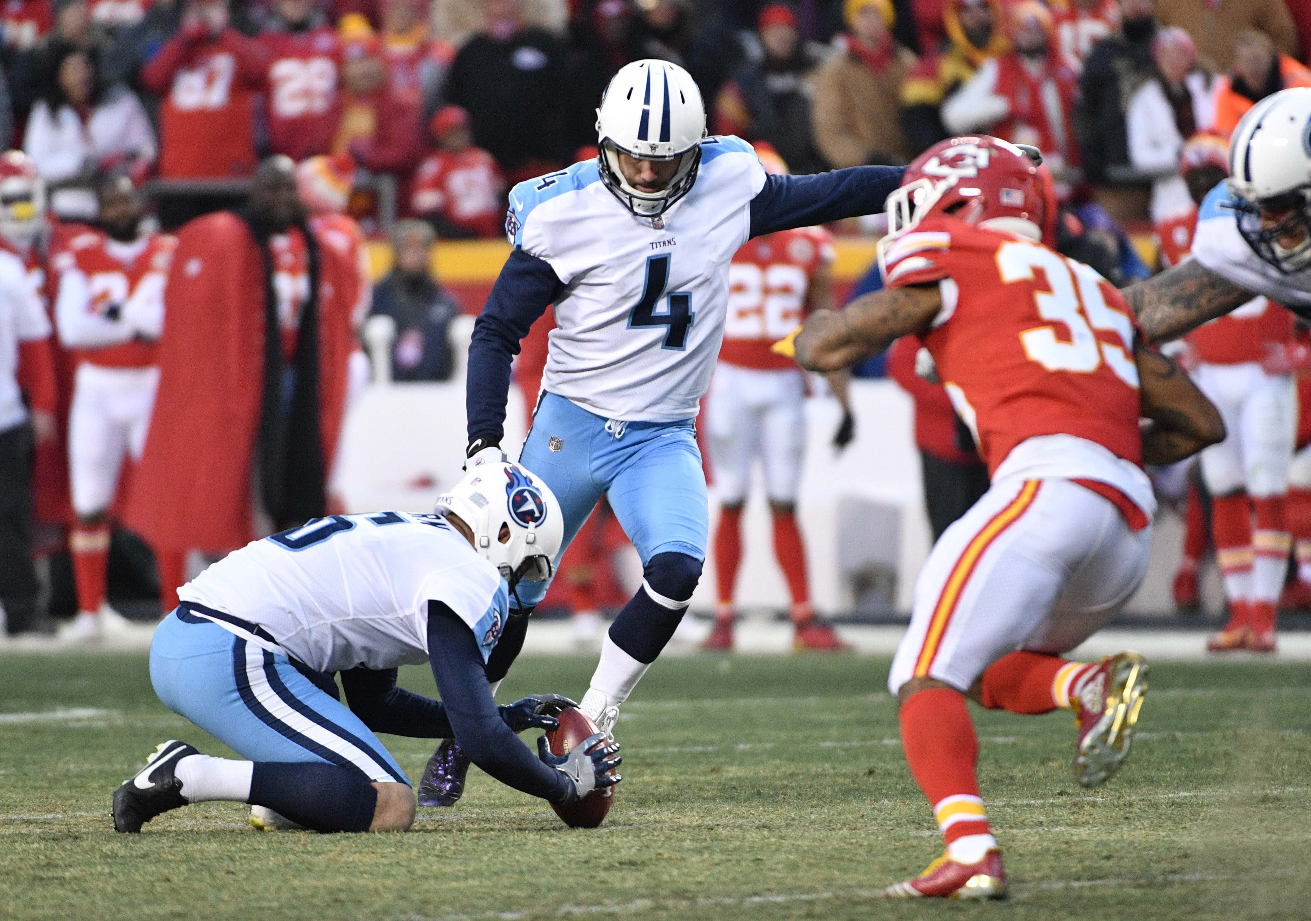 Ryan Succop, Tennessee Titans agree to 5-year, $20 million