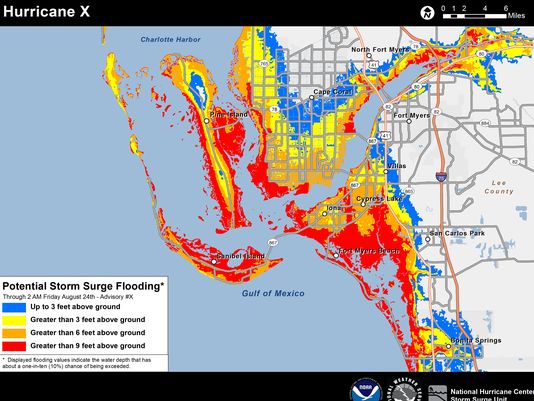 New Maps to Show Hurricane Storm Surge Forecast | wltx.com