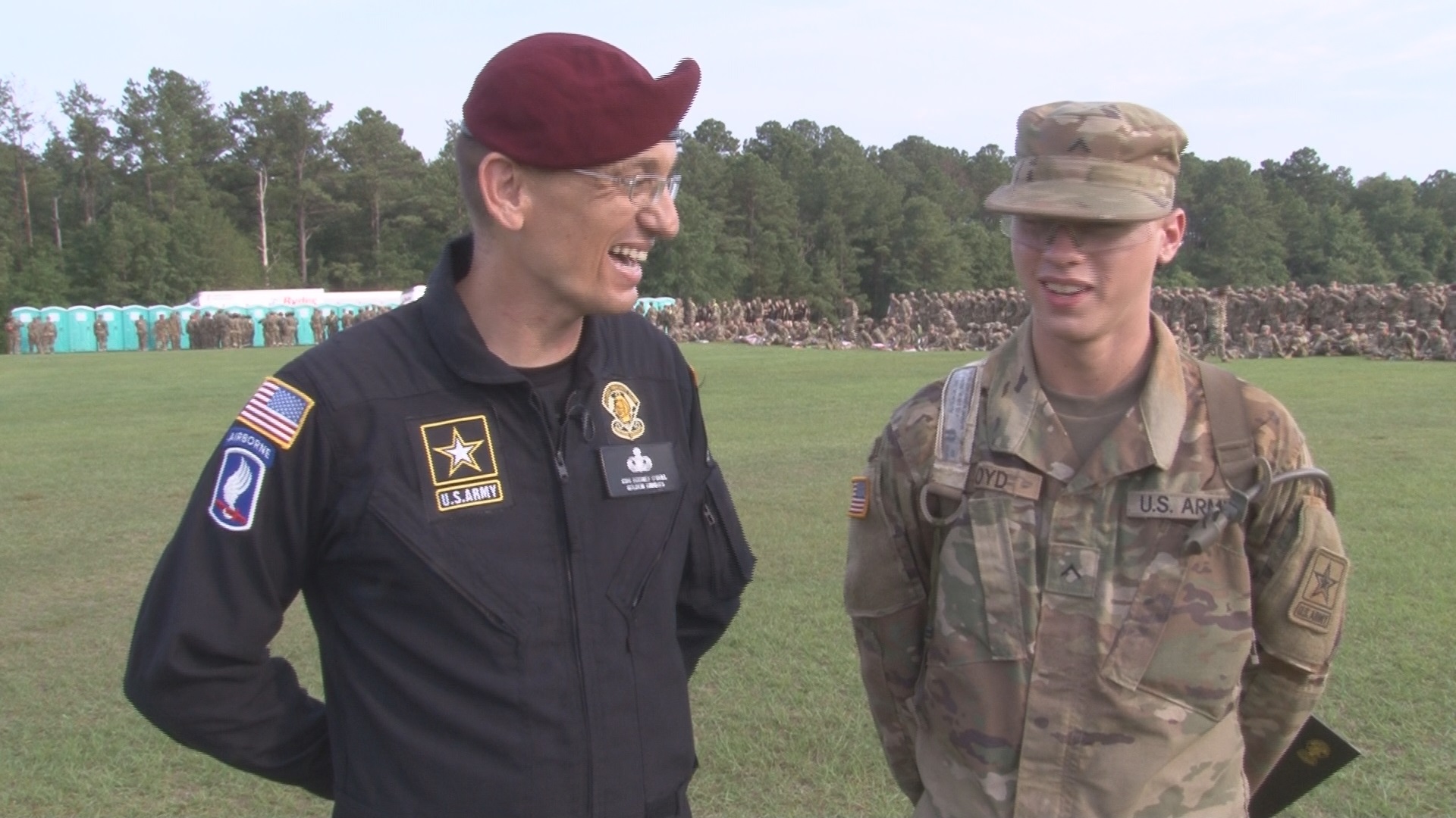 Father And Son Reunite During Ft. Jackson Centennial Celebration ...