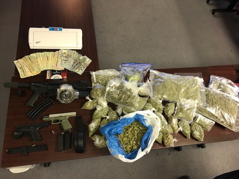 Assault Rifle, $5K in Cash, 8 Pounds of Marijuana Recovered After ...